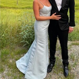 Amsale Moe Bridesmaid Gown in Dusk